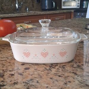 Corning Ware, A-1-B/1 Liter. "Forever Yours" Rare Collectible. Flawless Cond.